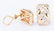 14k Jewelry incl. earrings and pins - 6 pcs total - 13