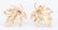 14k Jewelry incl. earrings and pins - 6 pcs total - 3