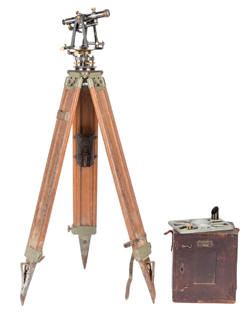 Surveyor's Transit, Keuffel & Esser Co. w/ Case & (1 of 20)