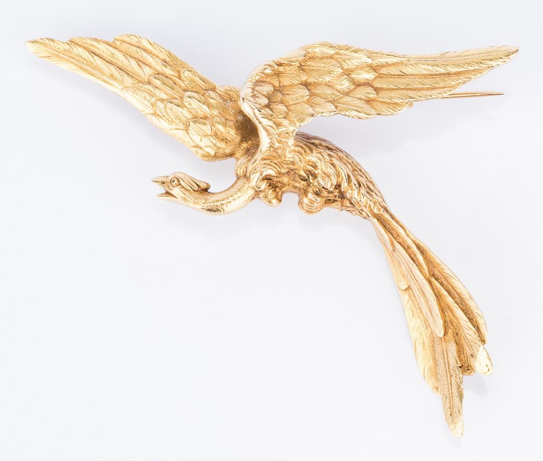14K Flying Phoenix Pin (1 of 7)