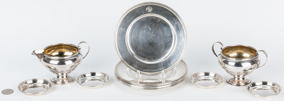 13 pcs. American Sterling Silver inc. bread plates (1 of 14)