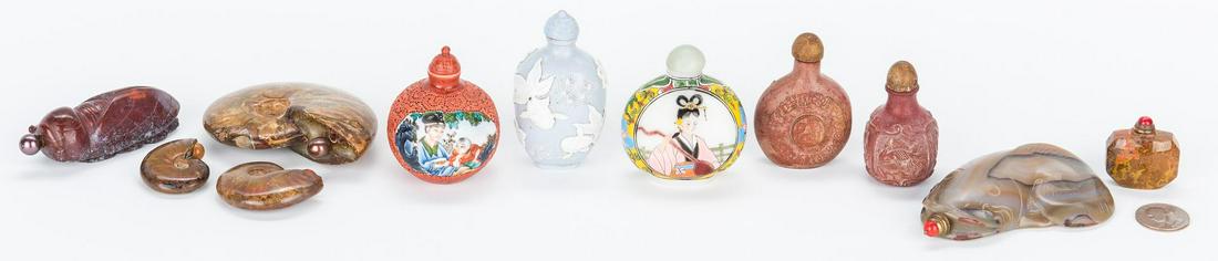 11 Assorted Chinese Snuff Bottles (1 of 18)