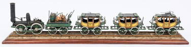 Mechanical Scale Model Dewitt Clinton Passenger Train