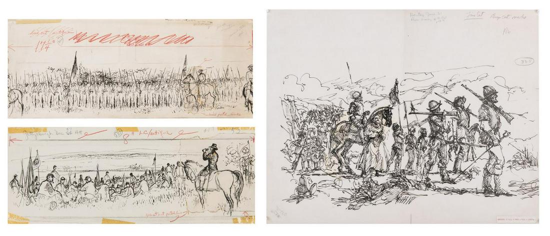 3 Military Illustrations, incl. Houlihan, Papin (1 of 15)