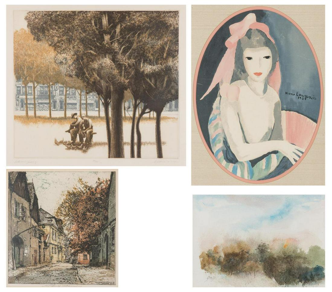 4 Colored Prints incl. Kasimir, Sexauer, Graff (1 of 20)