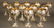 214: Set of 12 Gorham sterling silver goblets gilt wash