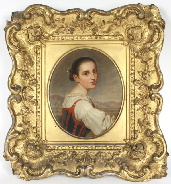 Tyrolean woman portrait, owned by Randal McGavock