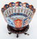 Large Japanese Imari Porcelain Punch Bowl, Scalloped - 3