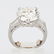 Plat. Ring, 4.85 CTW Round Diamond, GIA (SI1, F) - 16