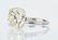 Plat. Ring, 5.70 CTW Round Diamond, GIA (VS1, Q-R) - 18