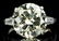 Plat. Ring, 5.70 CTW Round Diamond, GIA (VS1, Q-R)