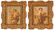 Attr. Christian W.E. Dietrich, 2 Cherub Paintings