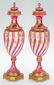 Pair of French Bronze Mounted Covered Urns - 2