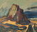 Charles Kermit Ewing Abstract O/C, Road To Granada, - 3