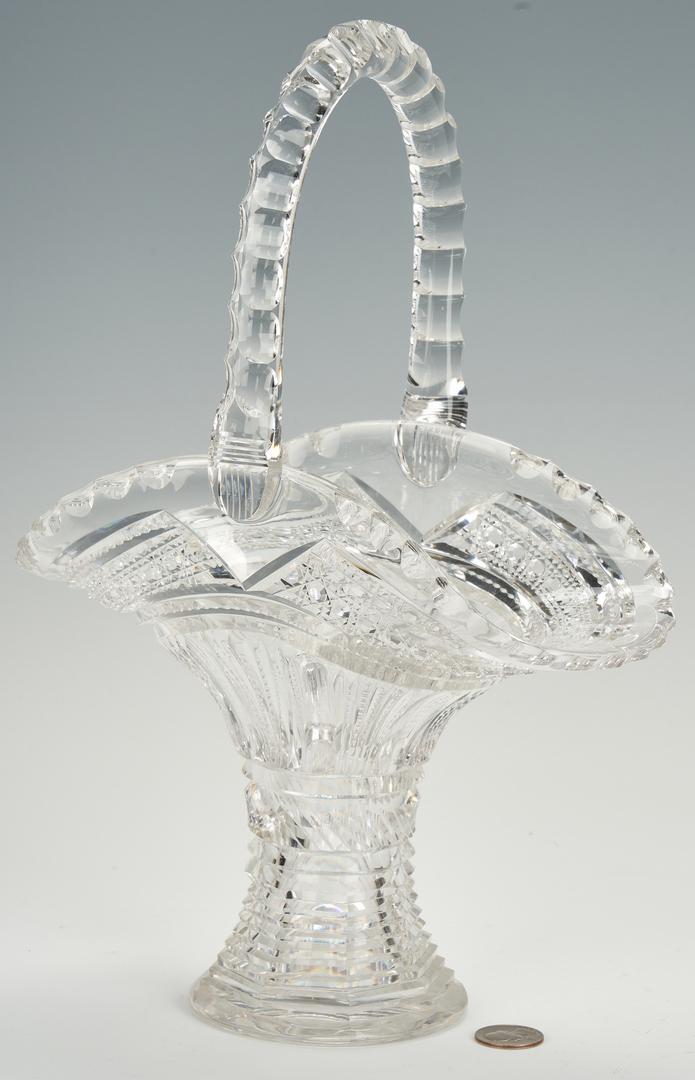 American Brilliant Cut Glass Large Basket Jan 26, 2020 Case