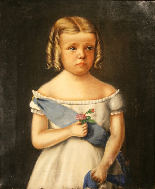 East TN portrait of young girl, Gagg estate