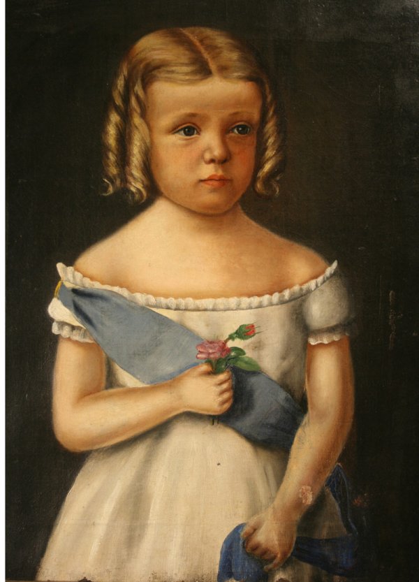 East TN portrait of young girl, Gagg estate - 3