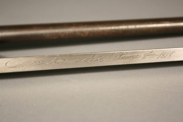 French bayonet with 1878 inscription - 2