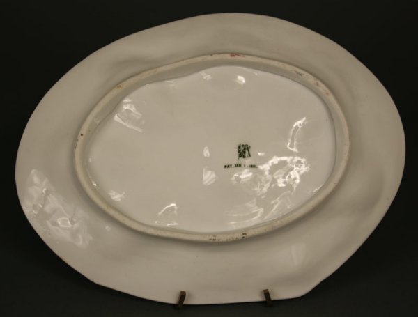 Set of four (4) Union Porcelain works oyster plate - 5
