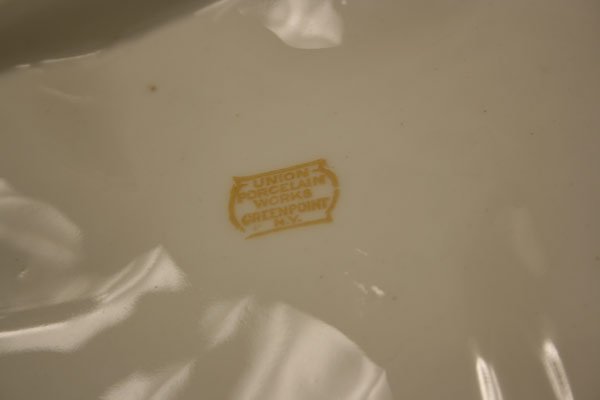 Set of four (4) Union Porcelain works oyster plate - 8