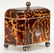 Regency Tortoiseshell Tea Caddy, Silver Inlay - 6