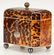 Regency Tortoiseshell Tea Caddy, Silver Inlay - 7