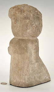 William Edmondson Sculpture, Lady With A Book