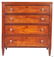 Southern Tiger Maple and Walnut Sheraton Miniature