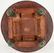 Miniature Chests and Table, incl. Birdseye and Tiger - 6