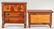 Miniature Chests and Table, incl. Birdseye and Tiger - 8