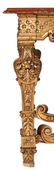 Italian Giltwood Console Table w/ Marble Top - 11
