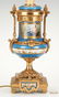 Pair Baccarat Style Crystal Lamps plus Sevres Style - 12