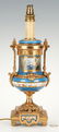 Pair Baccarat Style Crystal Lamps plus Sevres Style - 13