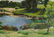 David Akhriev O/C Landscape Painting, Georgia Farm - 5