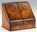 19th C. Burlwood Stationery or Letter Box - 11