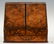 19th C. Burlwood Stationery or Letter Box - 2