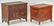 2 Miniature Chests of Drawers, incl. Signed - 20