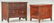 2 Miniature Chests of Drawers, incl. Signed - 2