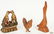 6 Folk Art Items, incl. David Ludwig Bird Figural - 12