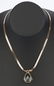 Ladies 14K Topaz Necklace & Topaz and Diamond Earrings - 14