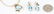 Ladies 14K Topaz Necklace & Topaz and Diamond Earrings - 2