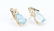 Ladies 14K Topaz Necklace & Topaz and Diamond Earrings - 6