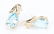Ladies 14K Topaz Necklace & Topaz and Diamond Earrings - 7