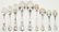 56 Pcs. Gorham Chantilly Sterling Silver Flatware - 4