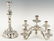 Pair Jugendstil .800 Silver Candelabra - 4