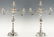 Pair Jugendstil .800 Silver Candelabra - 6
