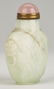 4 Chinese Jade pcs., incl. Carved Jade Figural Brush - 10