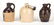 5 Miniature KY Advertising Whiskey Jugs & 1 other - 11