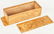 3 Miniature wooden items incl. sugar chest and - 12