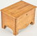 3 Miniature wooden items incl. sugar chest and - 13